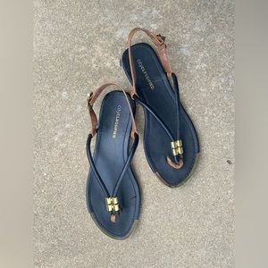 Black summer sandals